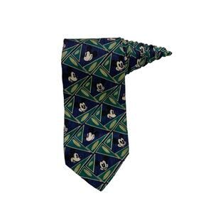 Robert Talbott The Disney Store Mickey Mouse Cartoon Novelty Necktie Triangles